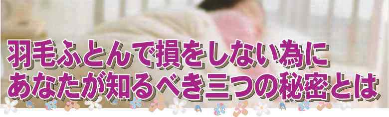 あなたは軽四車に五百万円払いますか？羽毛ふとんでは何故嘘がまかり通る？