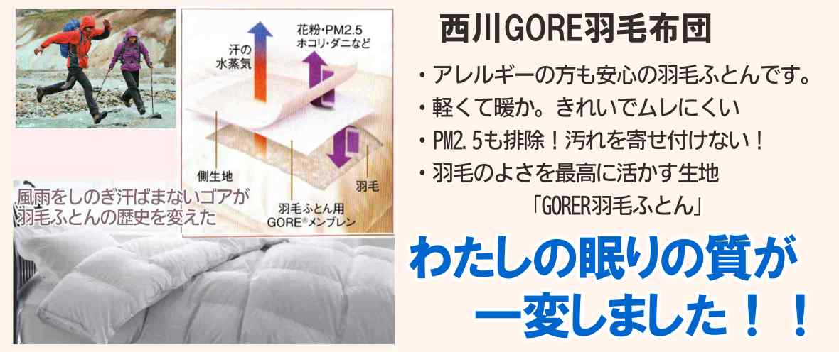 本日のキャンペーン・プリマレックス敷きふとんに安眠オーダー枕が付いてくる