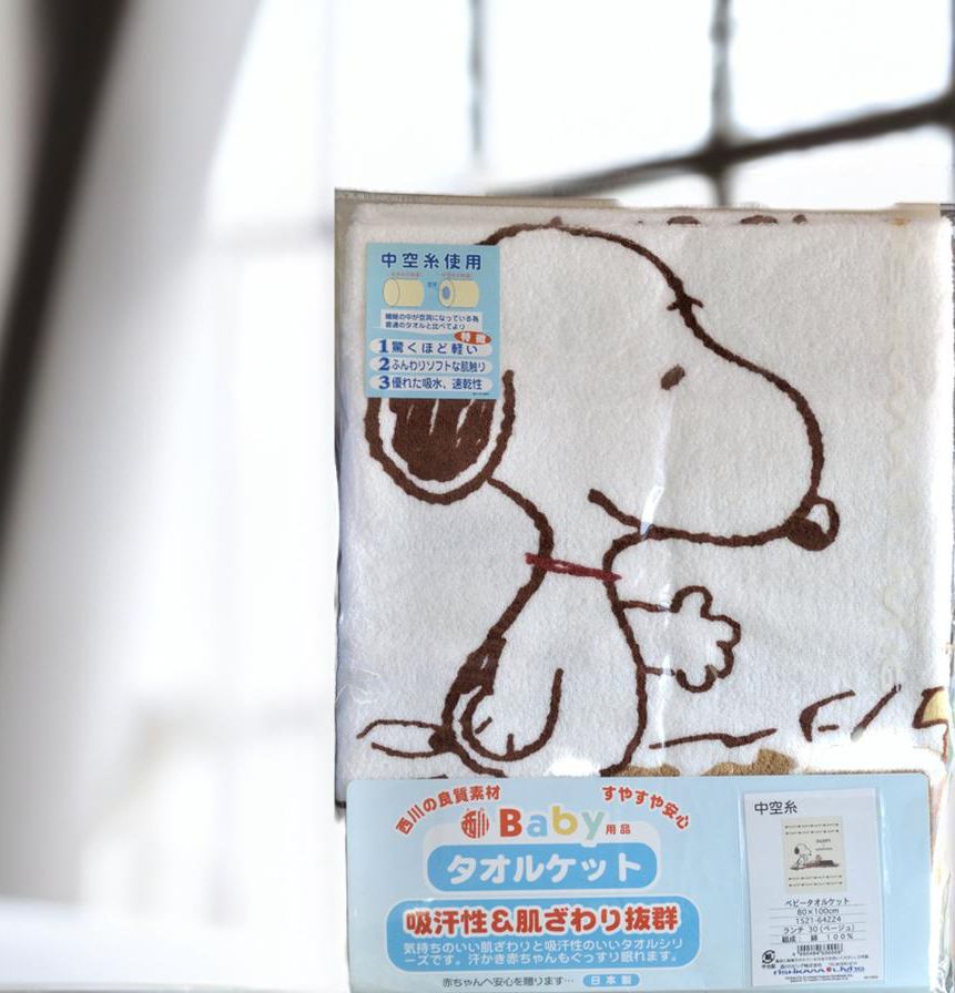 ベビータオルケット人気のスヌーピー80×100cmランチ64224西川日本製